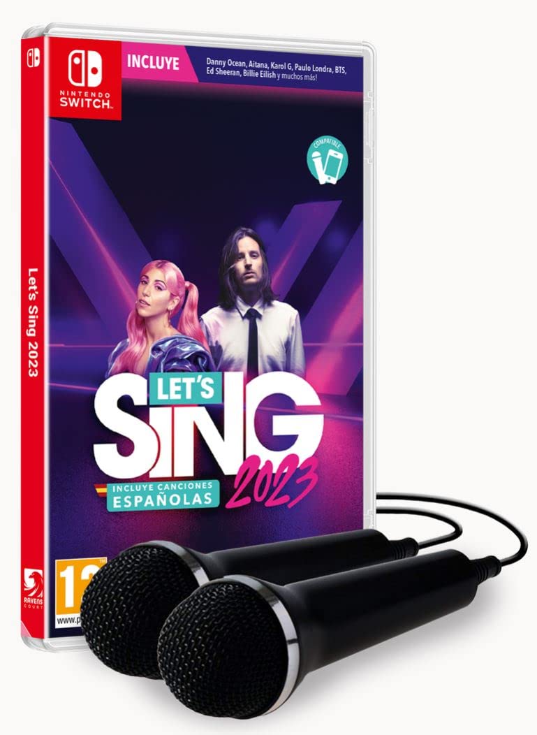 Let's Sing 2023 comprend des chansons espagnoles 2 micros - Switch Let's Sing 2023 comprend des chansons espagnoles 2 micros - Switch